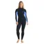 C-Skins Surflite 5:4:3 Women's GBS Back Zip Steamer Wetsuit Black/Blue